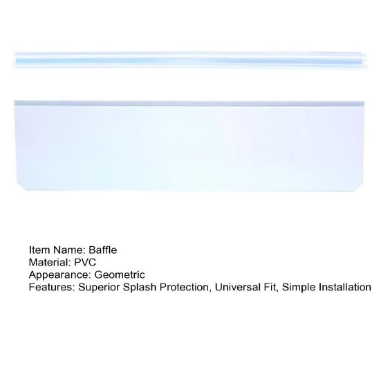 Ochranný kryt proti stříkající vodě na záchodové prkénko Snadná instalace Univerzální Přenosný Kryt proti stříkání na WC Chránič proti stříkající moči