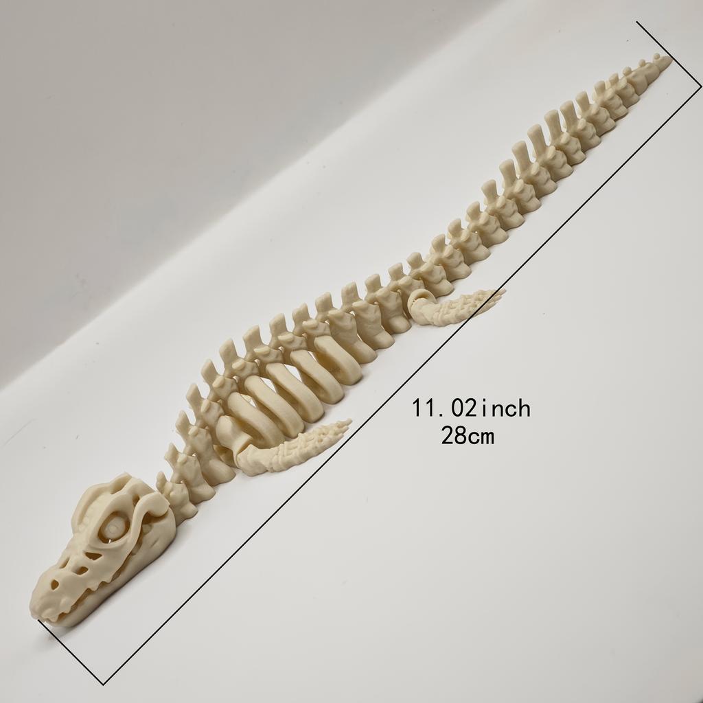 1 Piece Realistic Mosasaurus Skeleton Replica Aquarium Decoration Large  Collectors And Aquarium Enthusiasts (For Fish)