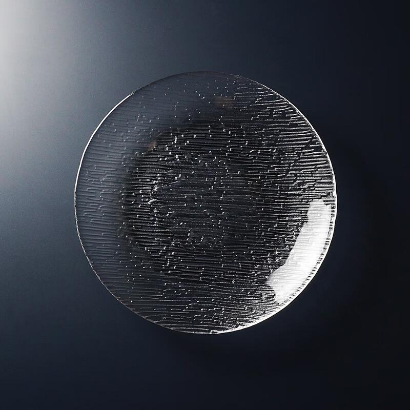 Hanyou Handmade Round Glass Fruit Plate