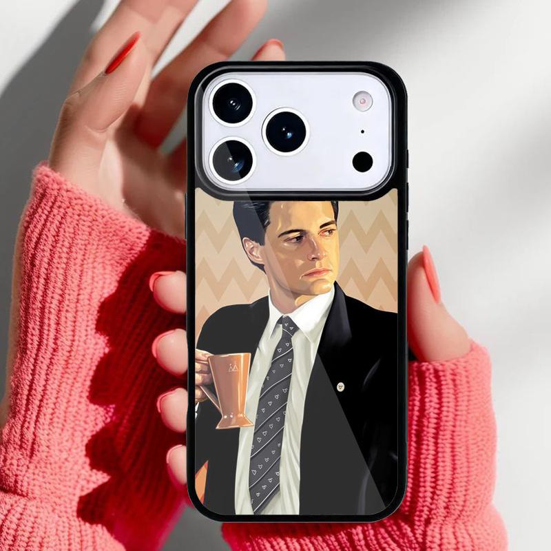 

TWIN PEAKS Art Print Phone Case for iPhone 17 Air 16e 15 14 13 Pro Max Back Cover for 12 11 Pro Coque iPhone 15 Pro Max