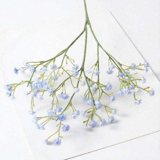 3 Stems Babys Breath Artificial Flower Real Touch Gypsophila Flower Bouquet for Vase Wedding Centerpieces Floral Arrangements Home Party Decoration