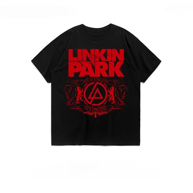 Rock Band Linkin Park Lincoln Union Park Mixed Theory Cotton Crewneck Short Sleeve Tshirt Women Summer High Quality Luxury Brand