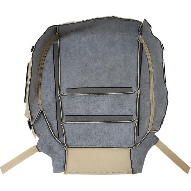 Driver Side Bottom Replacement Leather Seat Cover Tan Compatible with Acura MDX 2007 2008 2009 2010 2011 2012