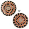 24TE Nordic Straw Woven Wall Decor Round Plate for Creative Wall Decor Ornament for Home Bedroom Living Room Decoration Hanging