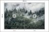 Photomural Forest In The Morning Mist Washable Fleece 208x146