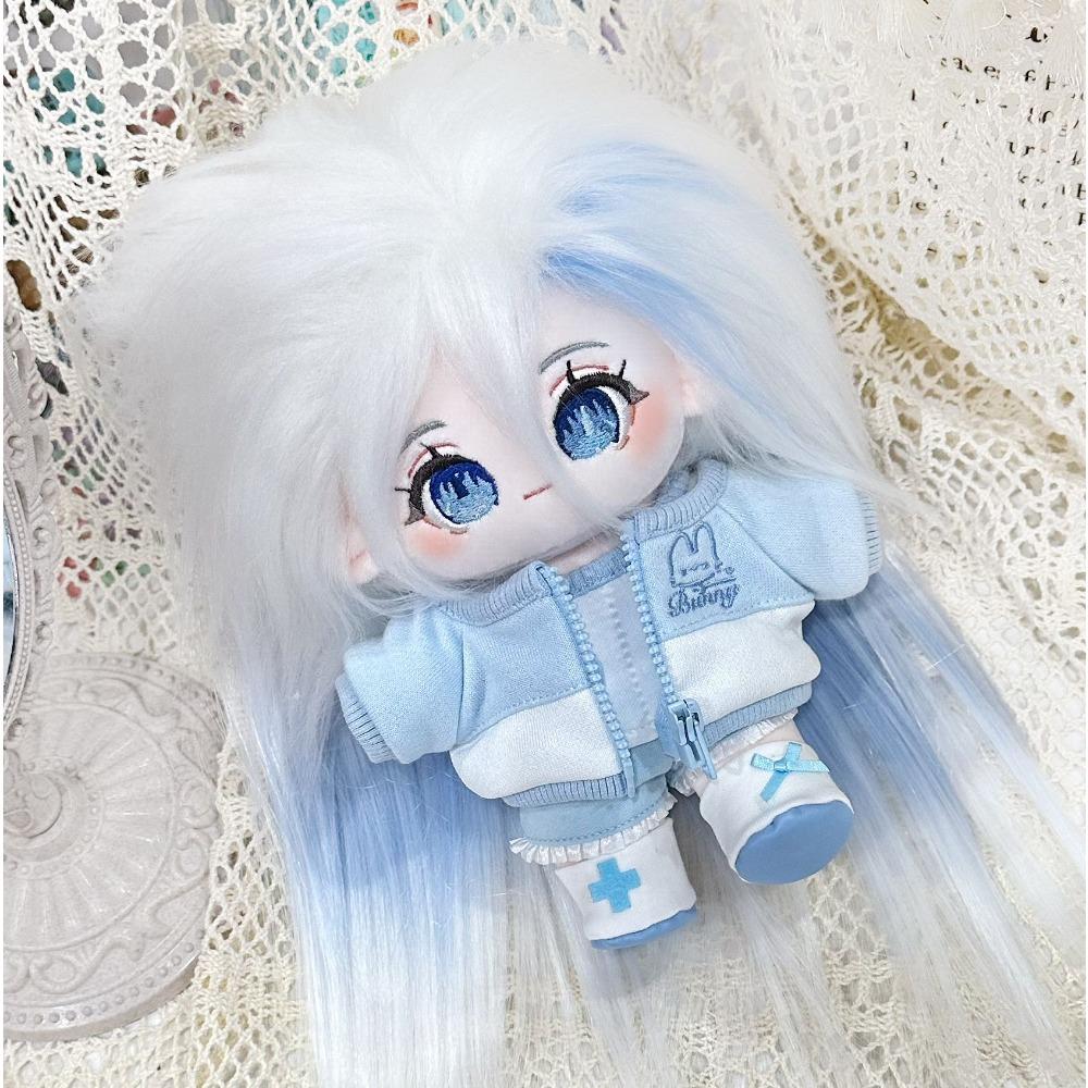 Borůvková Bílá Qiao 20cm Bavlněná Panenka Funina Okolní Plyšová Panenka Carlos Dárek