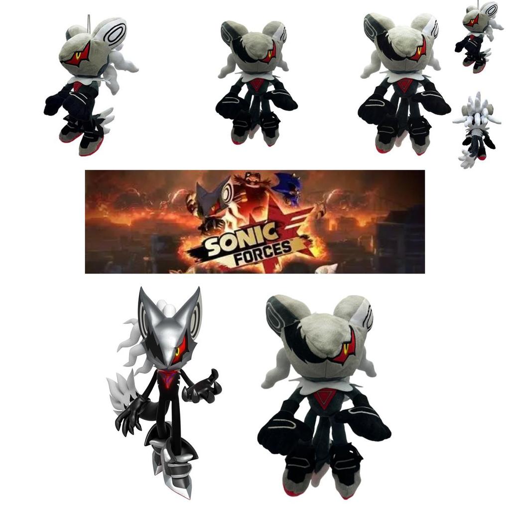 Kawaii 31cm Super Sonic Infinito Peluche Sombra El Erizo Muñecos de Peluche de Dibujos Animados Regalos