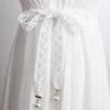 Sweet Decorative Lace Waist Belts Pearl Pendant Clothing Accessories Chain Belt Elegant Dress Waist Chain for Women
