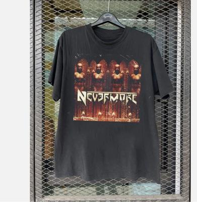 Nevermore Band Nevermore Album Black Cotton T Shirt Full Size S-5XL