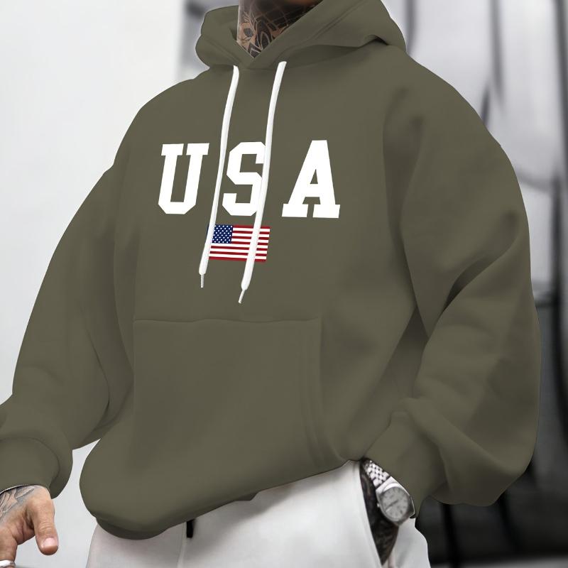 

Men s Hooded Sweatshirt, Warm & Lightweight, Suitable for Transitional Weather & Outdoor XXL чорний