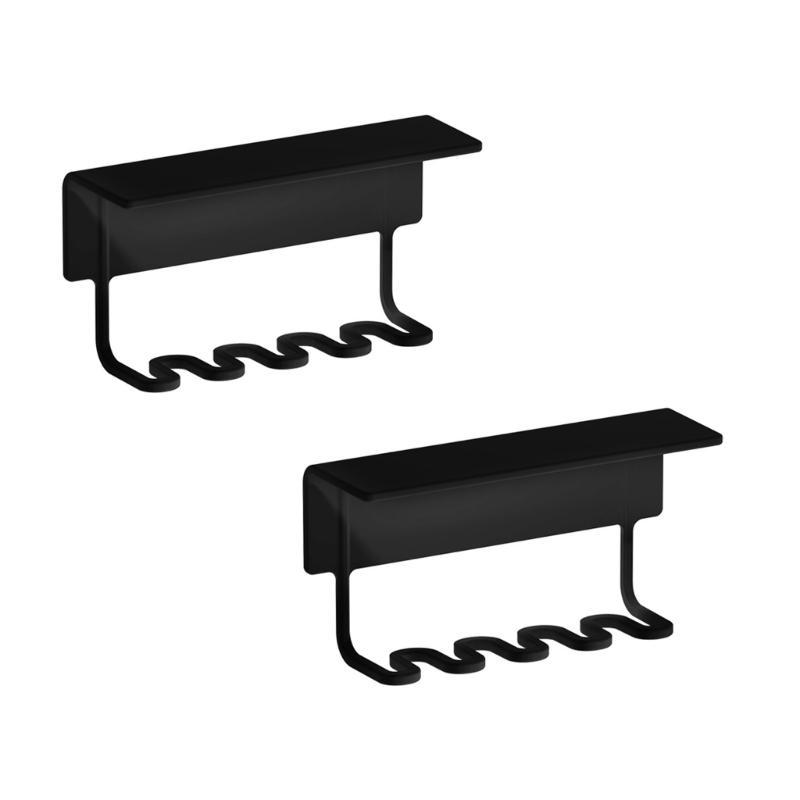 Selfadhesive 4 Slot Toothbrush Rack With Strong Adhesive Wall Mounted Bathroom Storage For Toothpaste And Accessories 2X