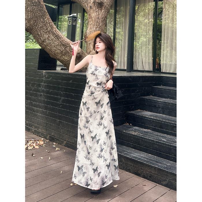 Beautiful Suspender Dress for Seaside Vacation 2026 New Women's Early Summer Wear This Year's Popular Long Dress