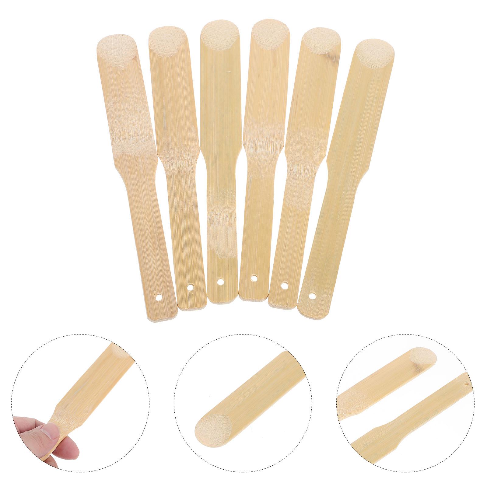 

6 шт. ложка для смешивания кухонные гаджеты ложки для начинки пельменей начинки для вонтонов масло разбрасыватель бамбук