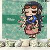 One Piece Boa Hancock Wall Tapestry Aesthetic Wall Hanging Printed Fabric Blanket Decorative Tapestries For Bedroom Living Room Home Decor