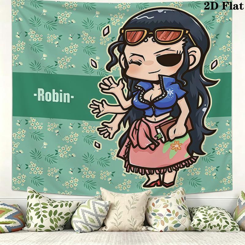 One Piece Boa Hancock Wall Tapestry Aesthetic Wall Hanging Printed Fabric Blanket Decorative Tapestries For Bedroom Living Room Home Decor