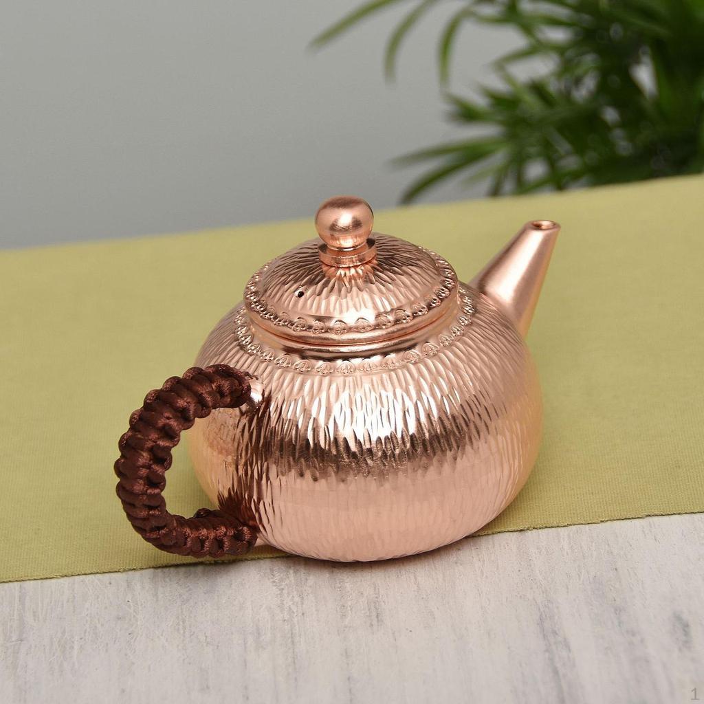 200ml Brass Tea Kettle Copper Pot Housewarming Gifts Kung Fu Teapot Multifunction for Dorm Sturdy