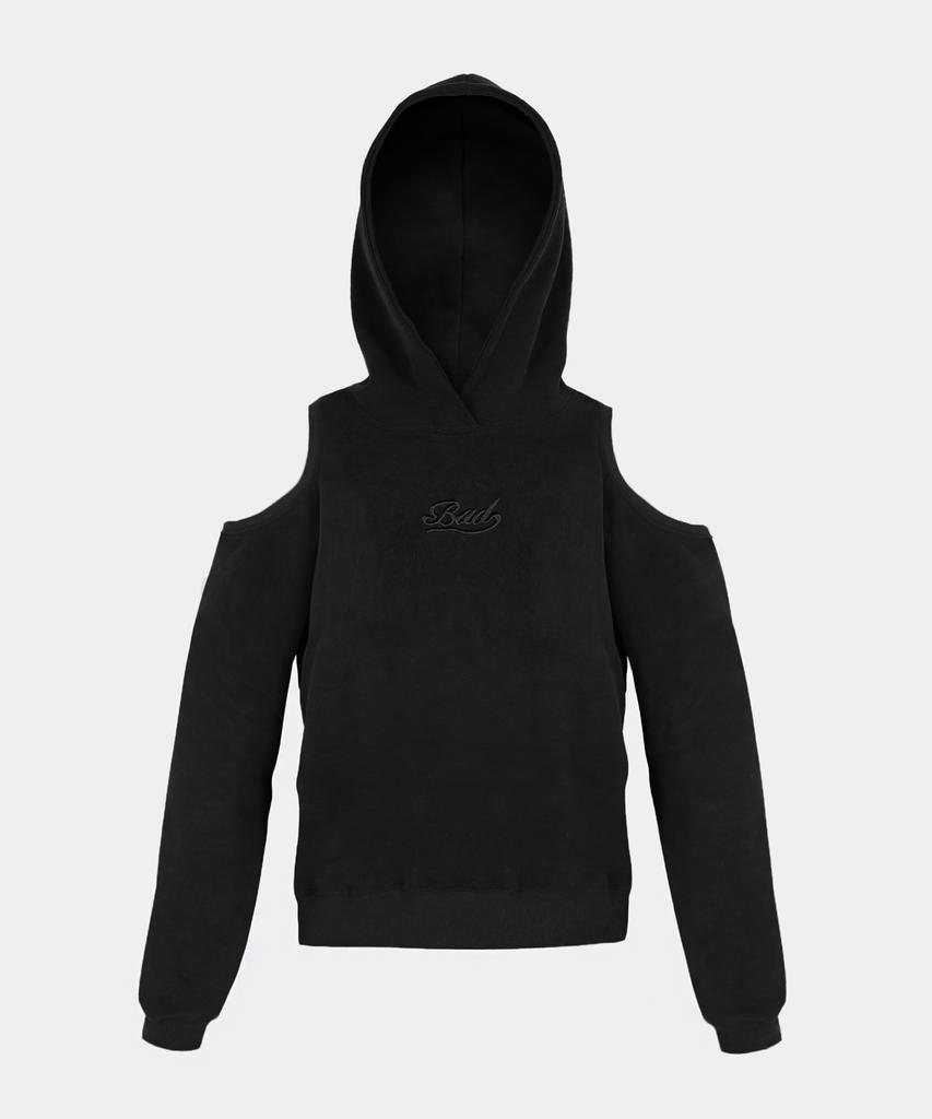 Beyond Soft Cutout Hoodie - Black