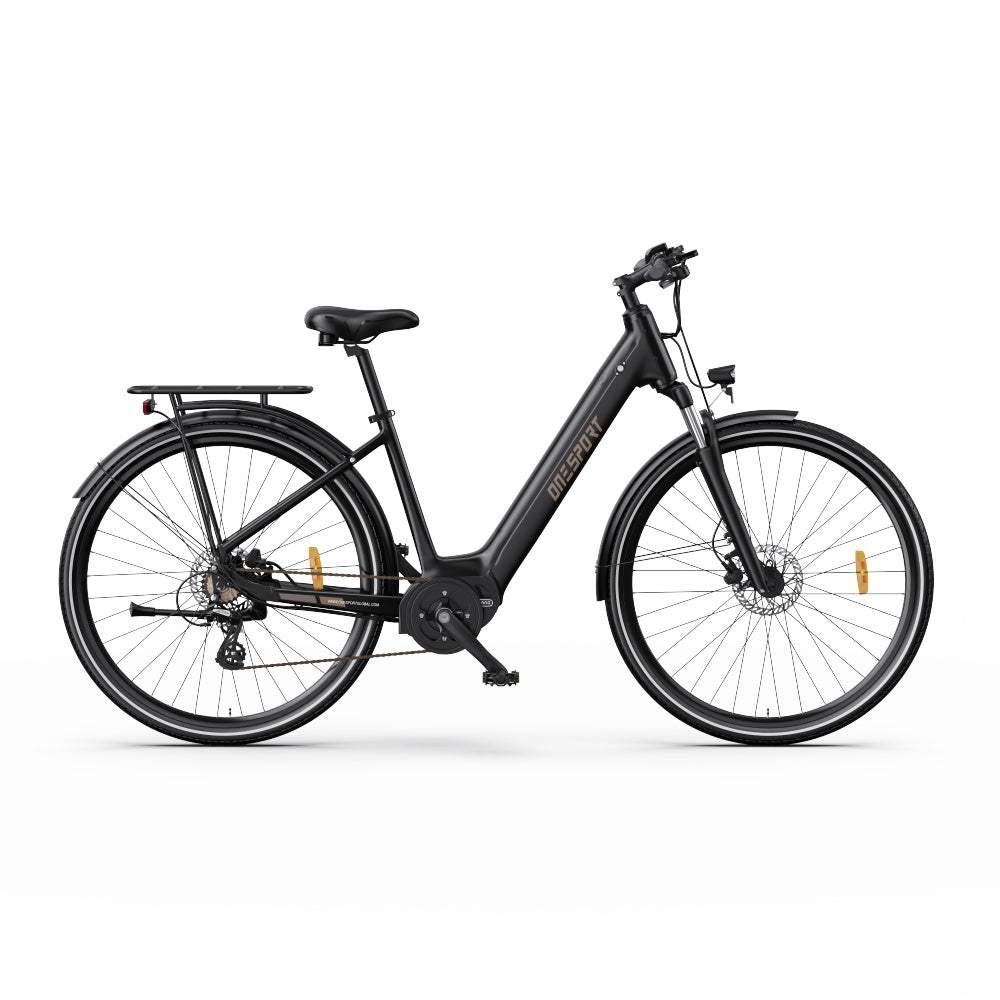 OneSport OT07 250W Bafang Motor E-Bike 36V 10.4Ah, 27" Tyre, Hydraulic Disc Brakes, Shimano 7-Speed, City E-bike with Torque Sensor