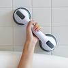 Bathroom Safety Grab Bar with Suction Cups, Non-Slip Shower Handle & Toilet Support Rail, Easy-Grip Assist Handle for Seniors