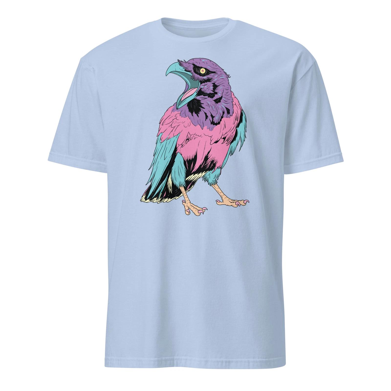 Пастельная Готика Ворон Рубашка Кавайная Жутко Милая Ворон Колдовская Футболка Размер S-3XL Подарок 3XL