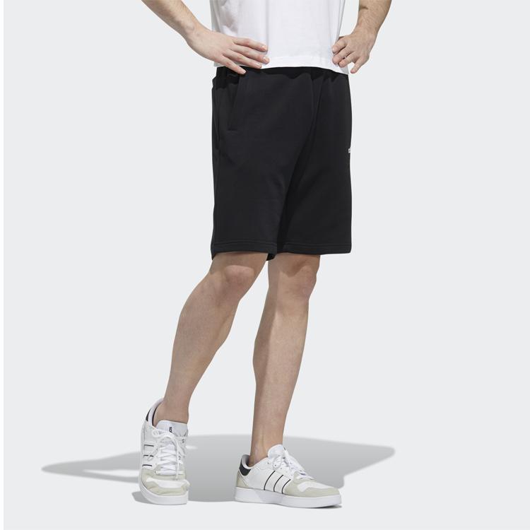 Adidas Neo Casual Sport Elastic Waist Breathable Slim Fit Shorts Men Bottoms Black GP4899