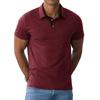 Summer Polo-neck Casual Fashion Pullover Tee Male Short Sleeve Patchwork All-match Top Men Pocket T-shirt