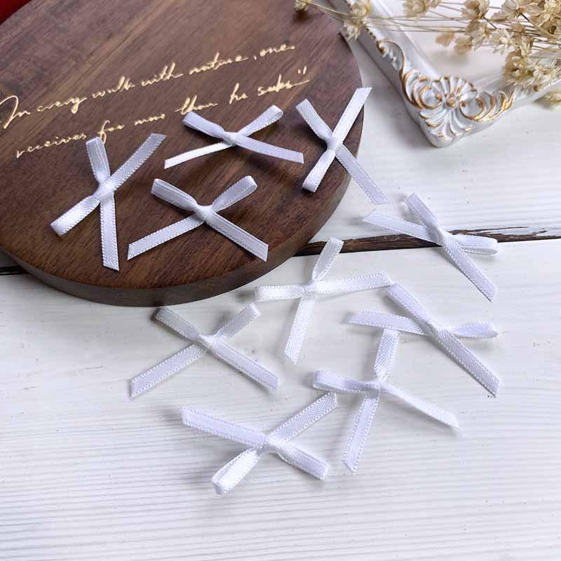 Adorno de Encaje con Lazos de Cinta de 0,3 cm para Accesorios de Ropa Lolita