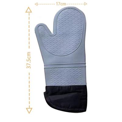ZISIZ Silicone Heat-Resistant Oven Mitts Pair