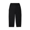 Li Ning Trendy Sports Series Einfarbige Mid Waist Atmungsaktive Vielseitige Gerades Bein Freizeit-Hose Herren Unterteile Schwarz AKXV357-2