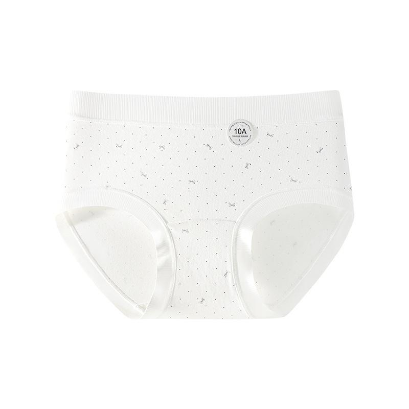 Women s Summer Bear Cotton 10A Antibacterial Extended Crotch Breathable Stretchless Hip Briefs M