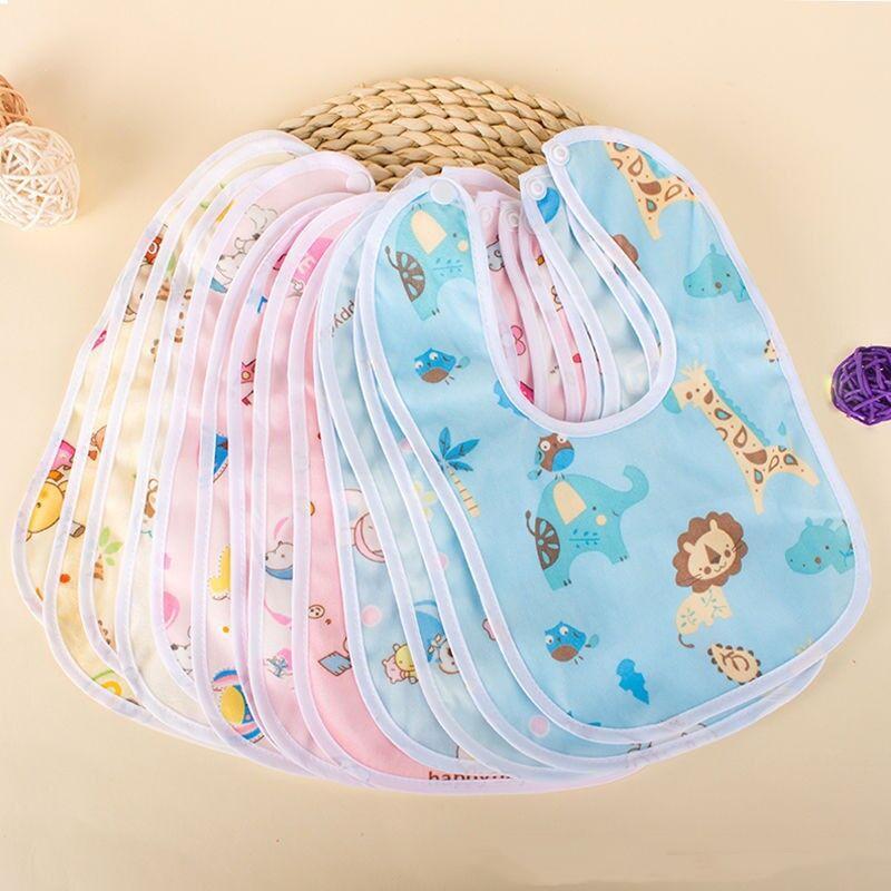 5PC Baby Bib Velvet Waterproof Feeding Baby Girls Boys Towel