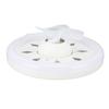 11.8in 60W Ceiling Fan with Light E27 LED Dimmable Ceiling Fans with Remote Control 3 Speeds 5