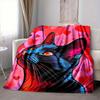 1PC Cat Art Print Blanket, Throw For Sofa, Bed, Travel, Printing Blanket With Soft And Warm Fabric Yy250918150