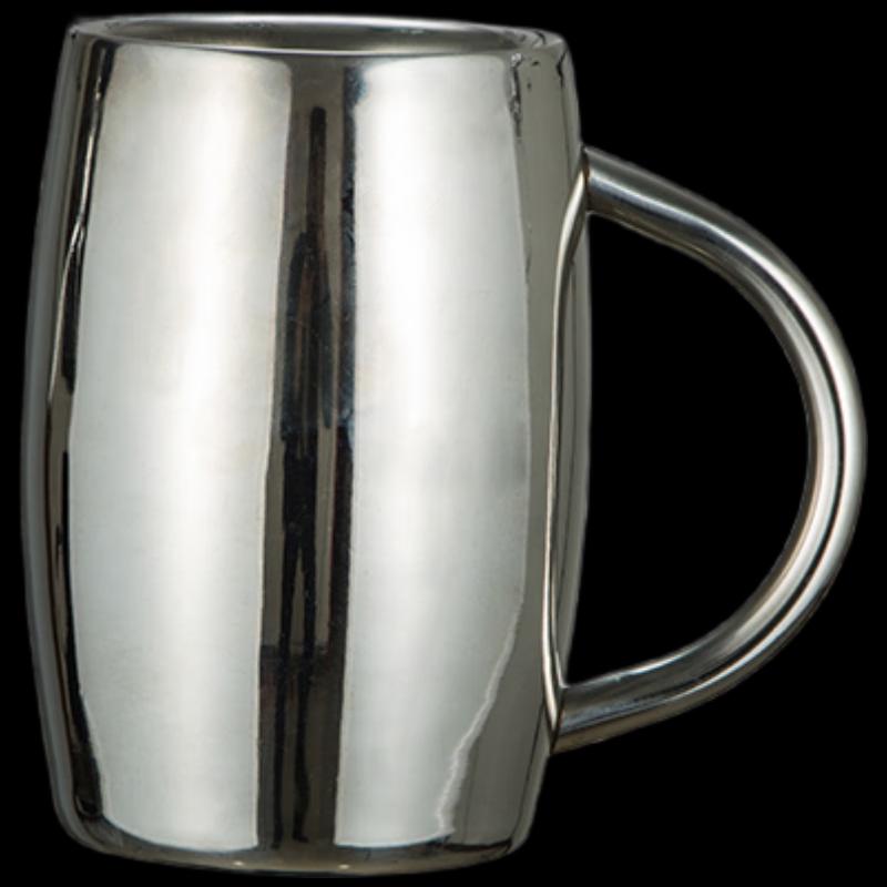 Stainless Steel Double-Layer Beer Mug