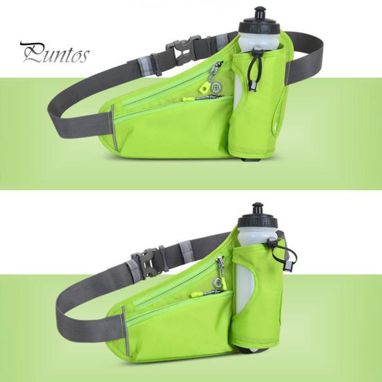 Vodotěsná běžecká ledvinka Outdoorová sportovní ledvinka Bumbag s držákem na láhev Nastavitelná ledvinka pro běh, cyklistiku, turistiku