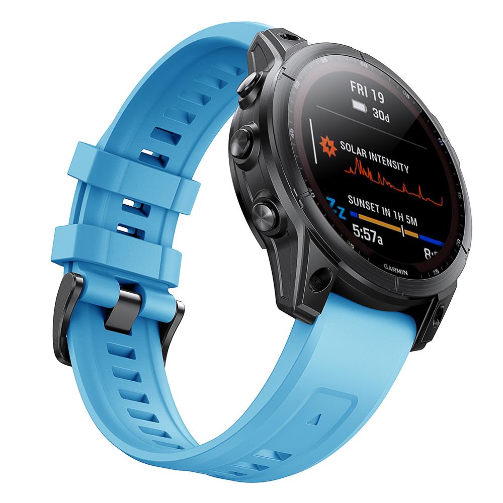 QuickFit 20mm Watch Bands For Garmin Fenix 7S Pro Solar/6S 5S Plus Silicone Strap For Garmin Epix Pro/S70 42mm/Descent Mk2S
