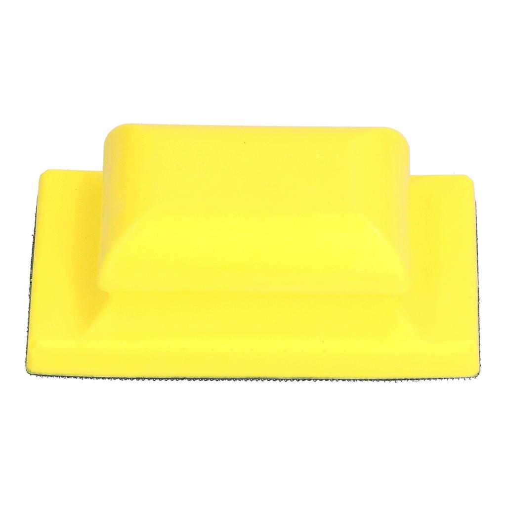 Pad de șlefuire manuală Pătrat Bloc de șlefuitor din spumă PU cu scai Accesorii pentru lustruirea lemnului