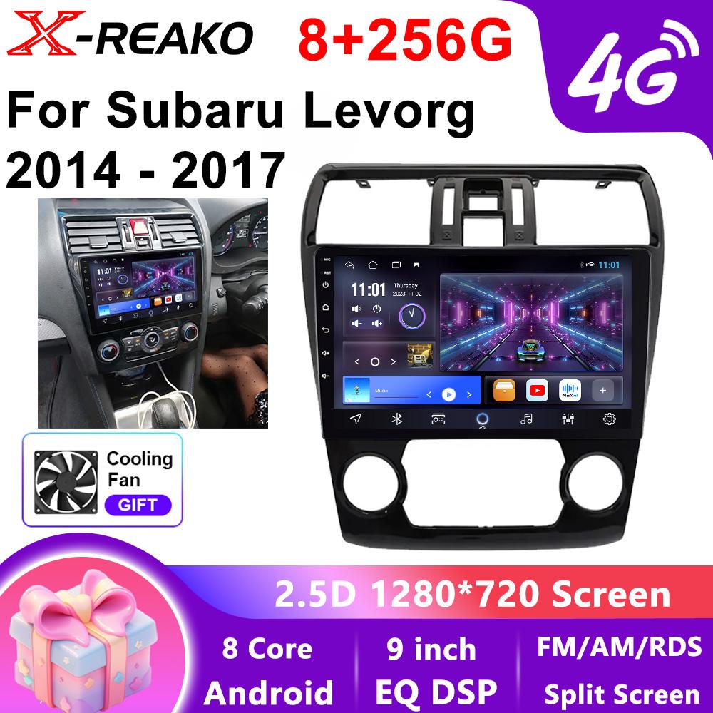 Android  Head Unit For Subaru Levorg 2014-2017 Carplay Auto Car Radio Multimedia Video Player Navigation GPS 4G WIFI QLED