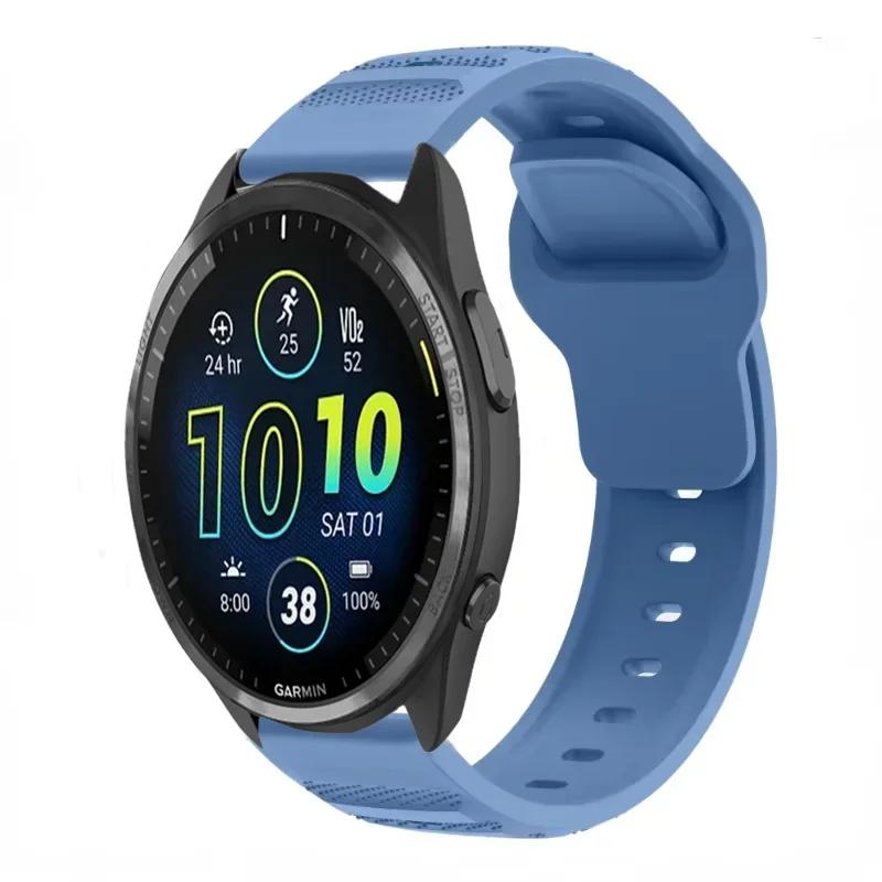 

Силиконовый ремешок 20/22 мм для Garmin Active 5/Vivoactive 5/Venu 3 Дышащий браслет для Garmin Forerunner 965 265 165 55 955 Ремень Forerunner 965 955
