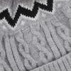 Thickened Knitted Hat with Pompom Winter Hat Warm Warm Cap  Men