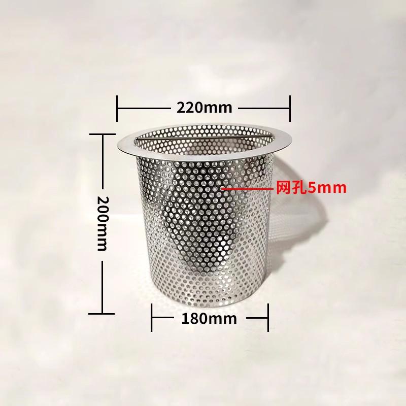 304 Stainless Steel Floor Drain Filter Hair Catcher Shower Sink Strainer Kitchen Sink Anti-clog Filter Bathroom Filter Screen