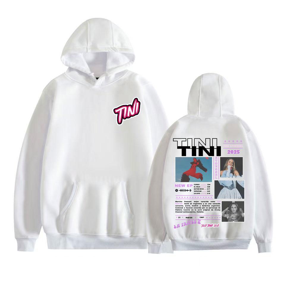 Singer TINI STOESSEL Album 2025 Tour Cover Hoodies Men Women Clothing Fashion Aesthetic Sweatshirts Casual Comfort Fleece Hoodie