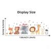 2PC Cartoon Cute Africa Animals Wall Stickers Elephant Giraffe Bear Fox Home Decoration