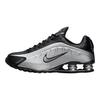 Nike Shox R4 Metallic Silver Schwarz Unisex Sneaker HQ1988-007