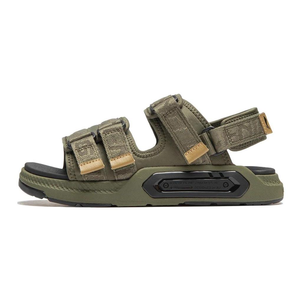 Li Ning Coka Young Bequem Langlebig Atmungsaktiv Leicht Kinder Sandalen Kinder Sandalen Grün YKUU006-1