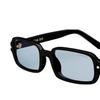 Dior Logo Rectangular Sunglasses Women sunglasses Black DPFCS3IXR