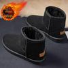 Winter Thick-Soled Snow Boots for Couples: Men's & Women's Warm, Cold-Resistant, Plus Velvet Cotton Shoes