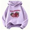 Sudadera con capucha divertida de fresa Y2k años 90 Niños Sudadera con capucha infantil para niños y niñas Otoño Primavera Sudaderas con capucha casuales