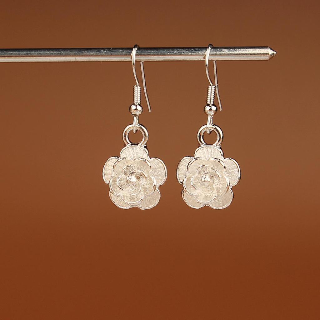 Retro Miao Silver Tassel Earrings: Ethnic Yunnan Long Dangle Women's Jewelry