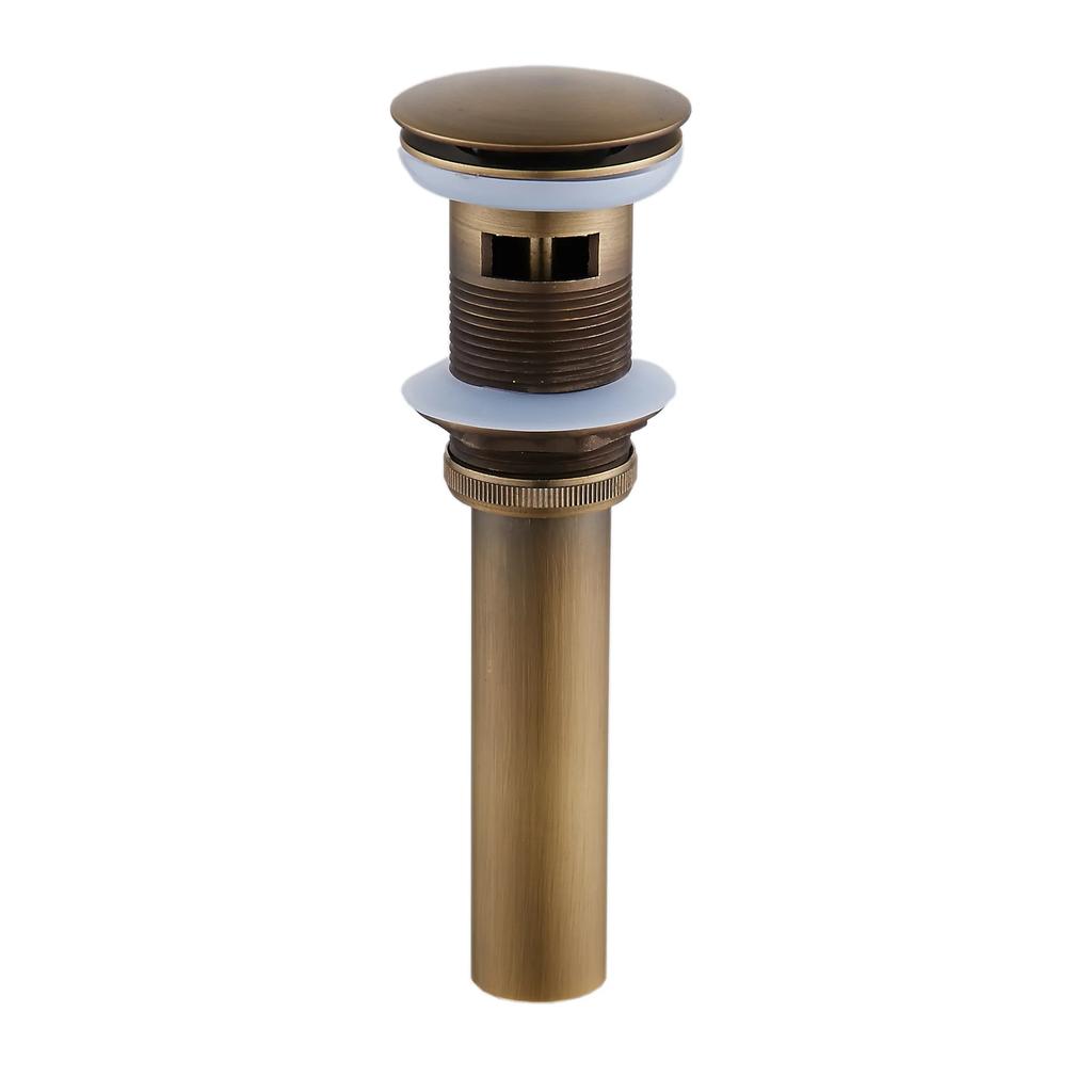 Gold Solid Brass Bathroom Basin Faucet Mixer Taps Antique Black Kitchen Sink Faucet Dual Handles 3 Holes Bathtub Faucet
